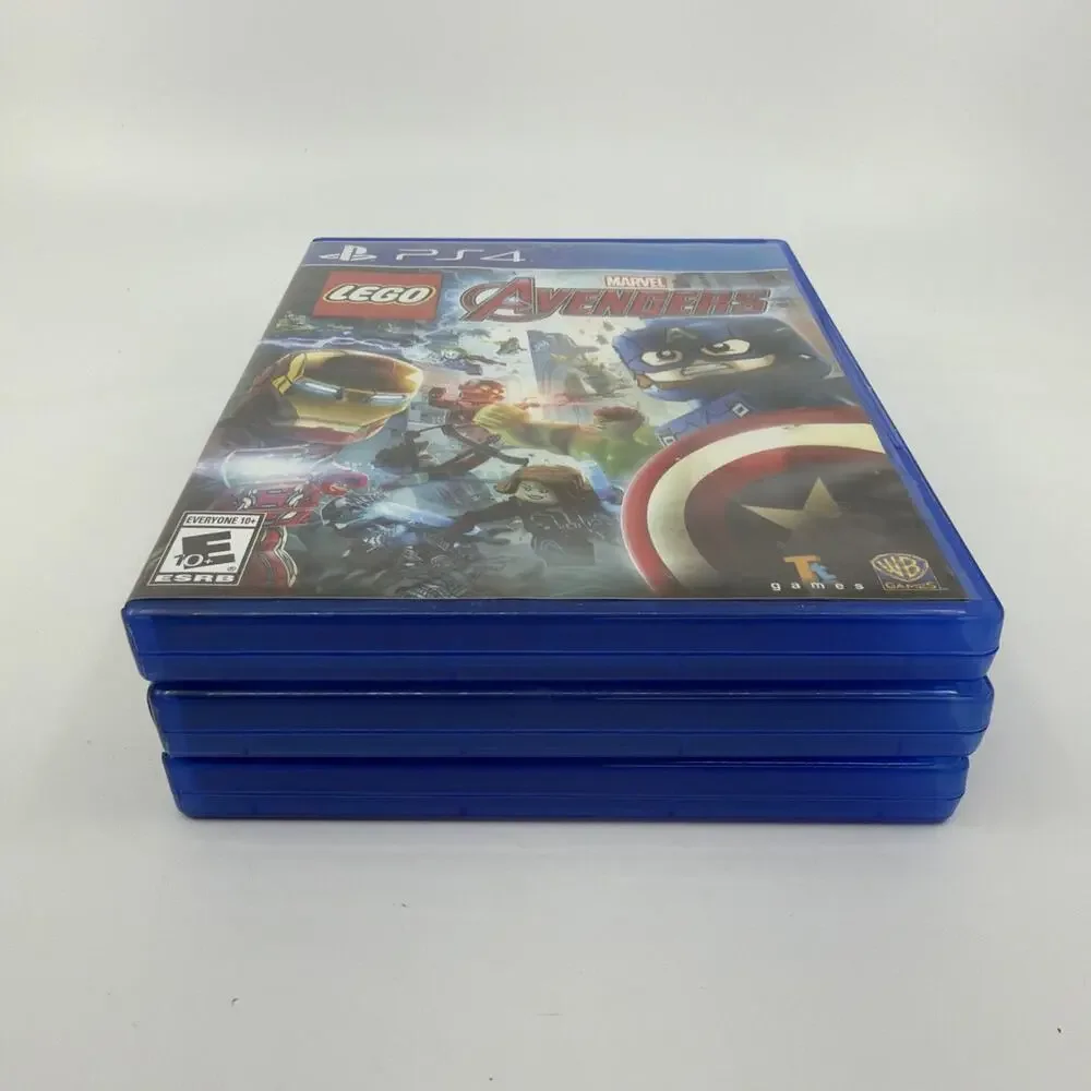 PS4 LEGO Game Lot Marvel Super Heroes Avengers Star Wars Force Awakens CIB